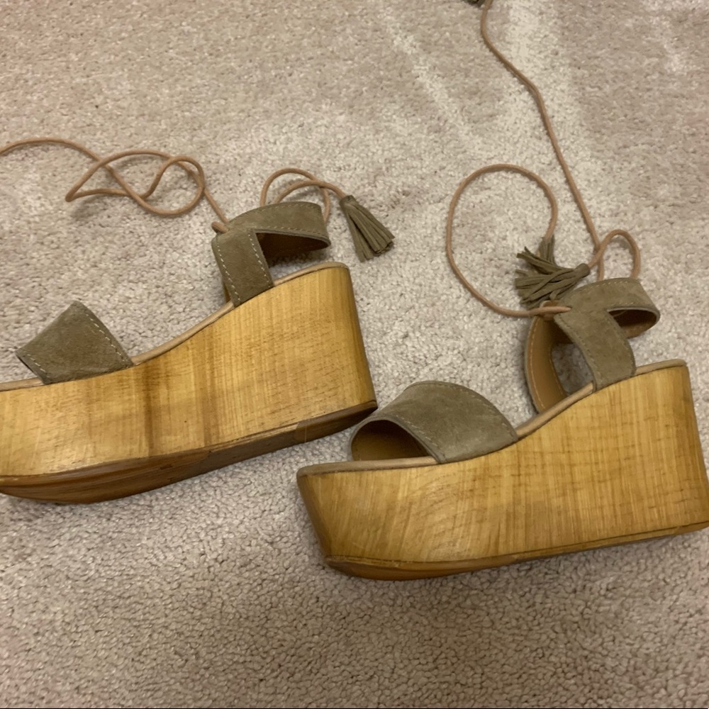 Steve Madden Lace Up Wedges